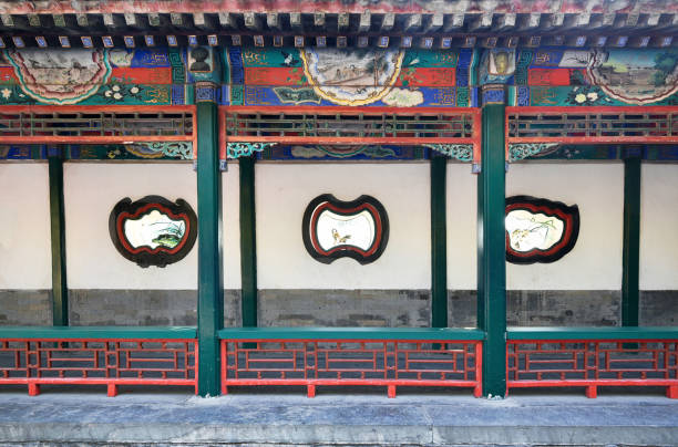 Summer Palace architecture Summer Palace architecture 秋天 stock pictures, royalty-free photos & images