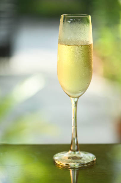 istock Glass of chilled sparkling wine 1147013724