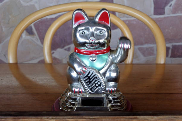 istock Asian figurine lucky charm talisman cat 1147014851