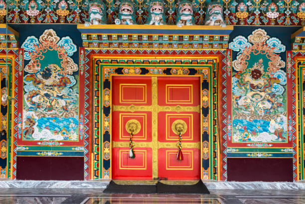 istock Colourful Monastery Dooars at  Ravangla,Sikkim,India 1147021330