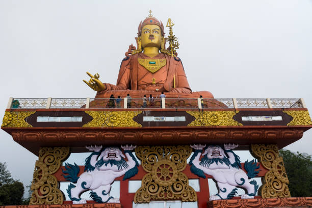 istock Colourful Buddha Statue at Samdrupste,Sikkim,India 1147021486
