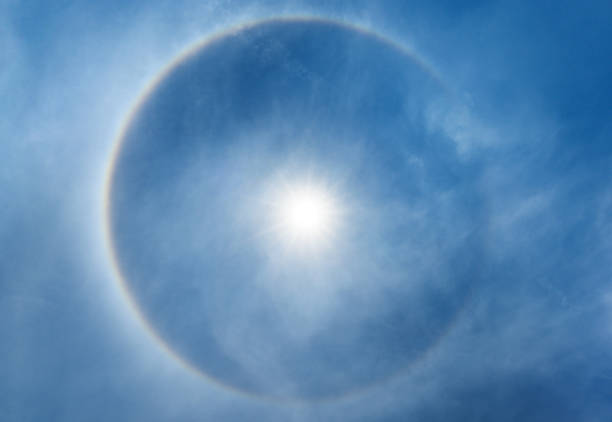Natural Sun halo.