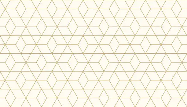Vector illustration of Background pattern seamless geometric abstract gold luxury color vector.