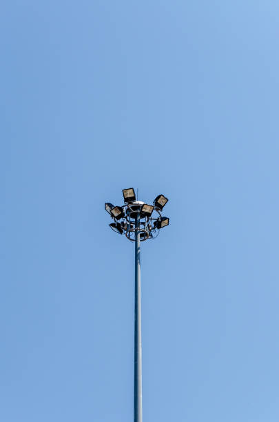 istock Electric Street lamp at highway 1147031092