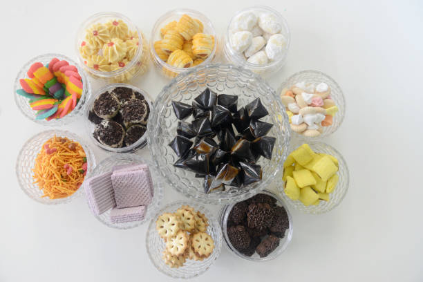 istock Malaysian traditional cookies served on a table during Eid celebration 1147051102