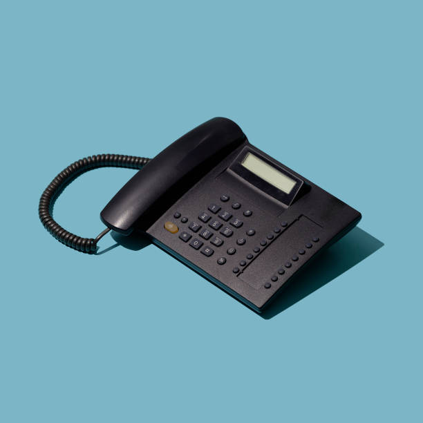 istock Office desk telephone 1147052125