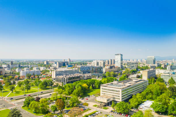 istock Zagreb, Croatia, modern city skyline 1147052912