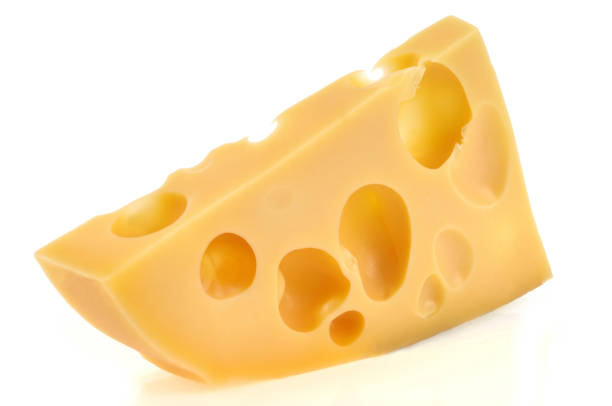 istock Piece of Emmental on white background 1147058010