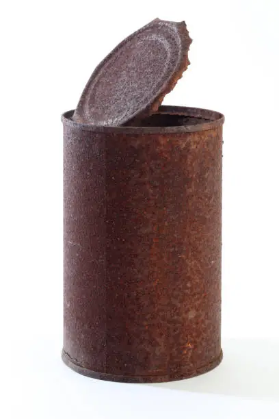 Photo of Rusty can