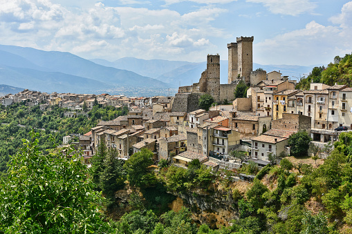 Pacentro is a town history in the mountains of the Abruzzo National Park