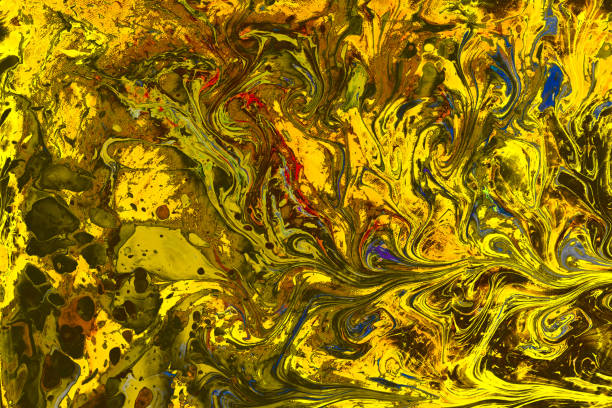 istock Abstract grunge art background texture with colorful paint splashes 1147065721