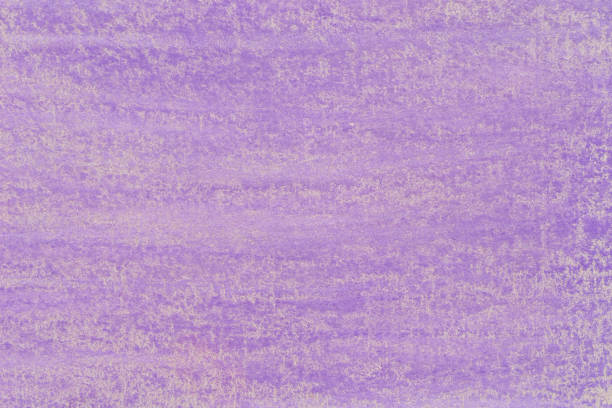 violet color pastel drawing on recycled paper background texture