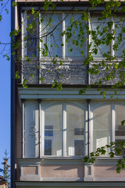 istock historical city facades with windows balcony doors in south german april 1147069532