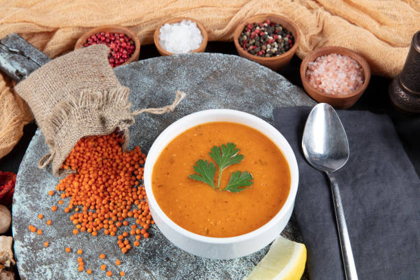 istock Turkish Cuisine Ezogelin Soup 1147069807