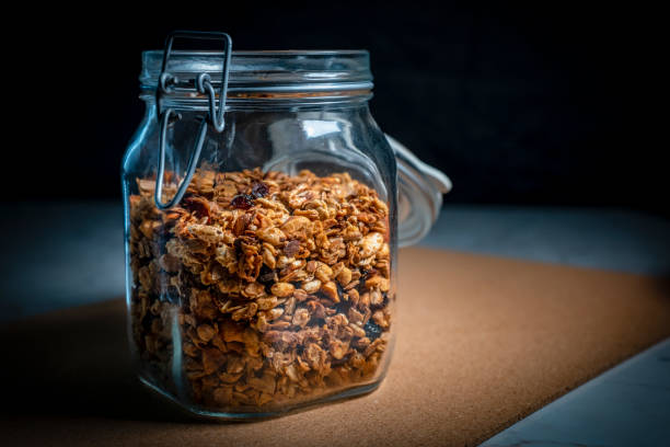 istock muesli in glass jar 1147078124
