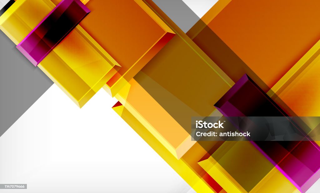 Rectangle Colorful Block Colorful Square And Rectangle Blocks Background Stock Illustration ...
