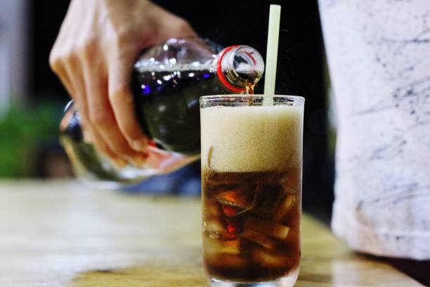 istock Drink sweet and cold water with hot air 1147080001