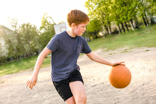 istock The boy plays a basketball 1147087191