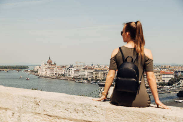 istock Woman in Budapest 1147088156