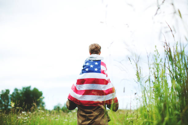 istock Father with son celebrating Independence day 1147088223