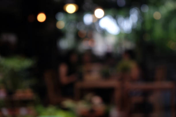 istock Blur coffee shop - cafe blurred with bokeh background, vintage style 1147096664