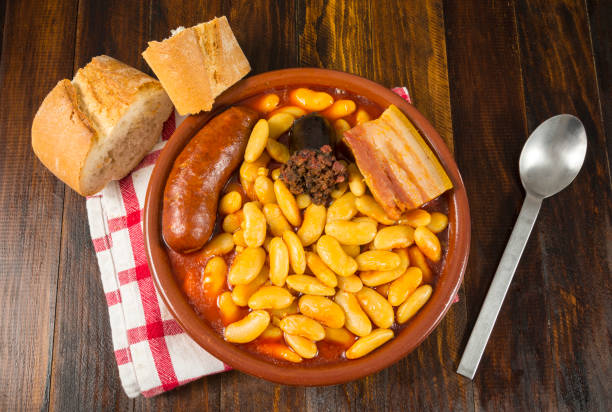 istock Fabada Asturiana, typical food from Asturias 1147100551