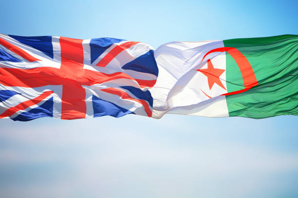 istock Flags of Great Britain and Algeria 1147109825
