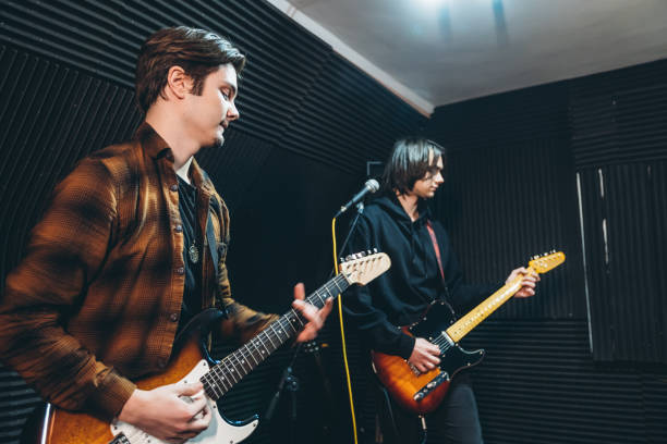 istock Electric guitar players 1147115448