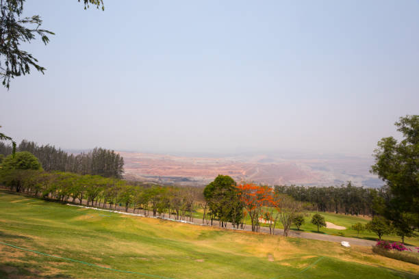 istock Panoramic view of Mae Moh coal mine 1147117068