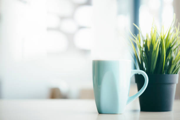 istock A cup of coffee on the table. 1147120149