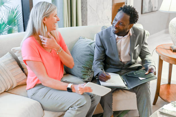 istock Coworkers discussing business casual environment 1147122223