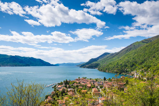 istock Cannero Riviera at the lake Lago Maggiore 1147122241