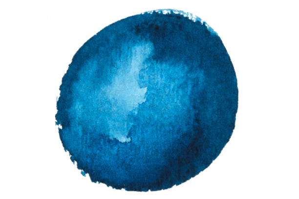 istock Round watercolor spot 1147122481