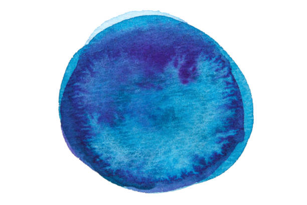 istock Round watercolor spot 1147122579