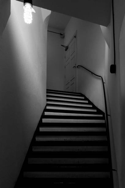 istock Staircase Swedish Old Retro House 1147126811