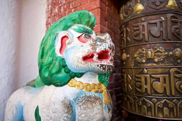 istock Fu Dog, Bodhnath Stupa, Kathmandu Nepal 1147132882