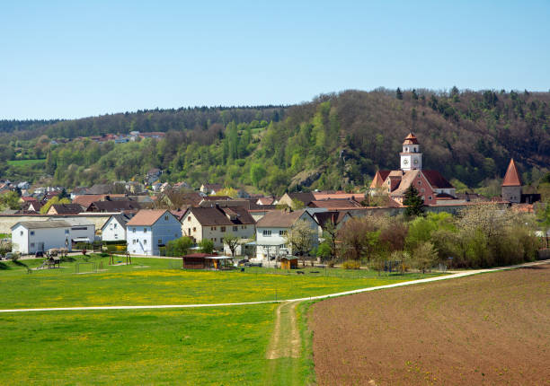 Dollnstein village in Bavaria (Germany)