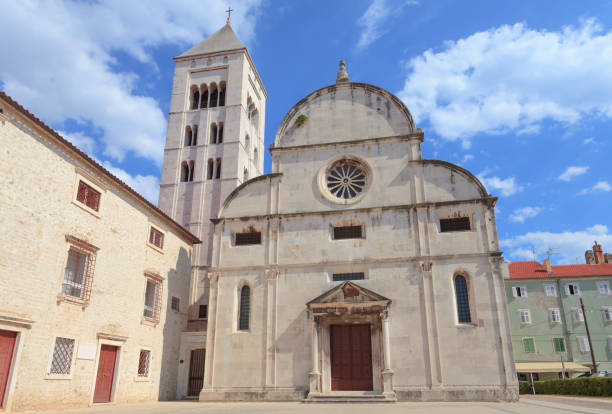 St. Mary's Church in Zadar stock photo