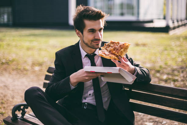 istock Elegant businessman on a lunch break 1147135991