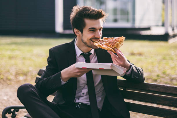 istock Elegant businessman on a lunch break 1147135998