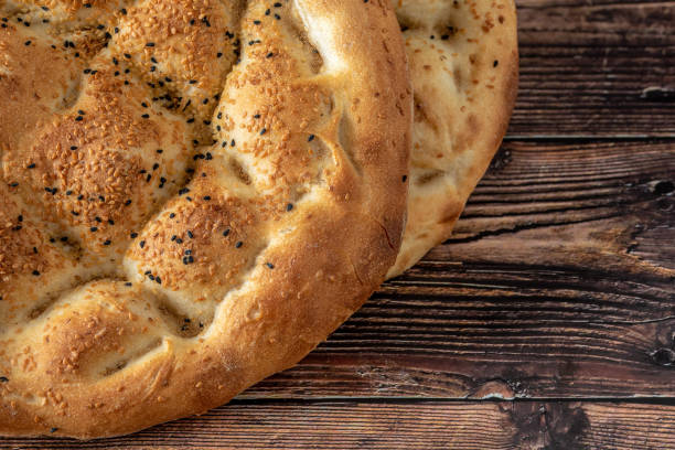 istock Ramadan Pita (Ramazan Pidesi) Traditional Turkish bread for holy month Ramadan 1147139835