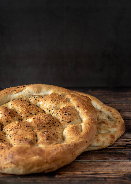 istock Ramadan Pita (Ramazan Pidesi) Traditional Turkish bread for holy month Ramadan 1147140404