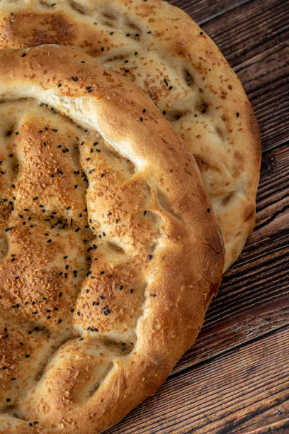 istock Ramadan Pita (Ramazan Pidesi) Traditional Turkish bread for holy month Ramadan 1147140661