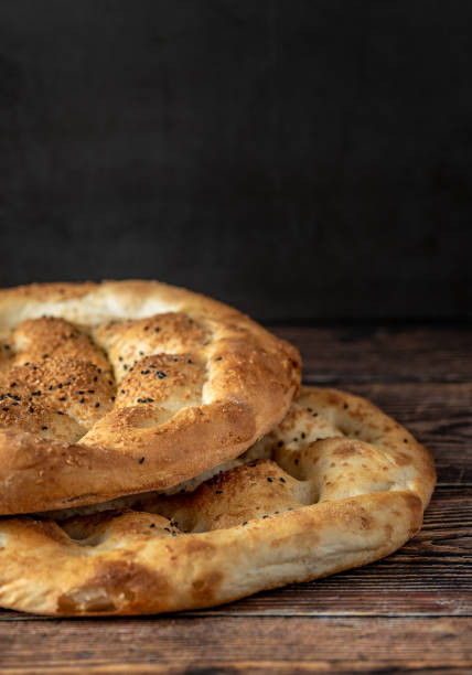 istock Ramadan Pita (Ramazan Pidesi) Traditional Turkish bread for holy month Ramadan 1147140845
