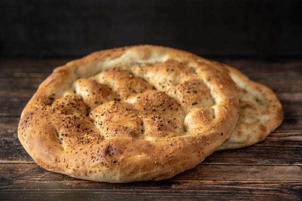 istock Ramadan Pita (Ramazan Pidesi) Traditional Turkish bread for holy month Ramadan 1147141030
