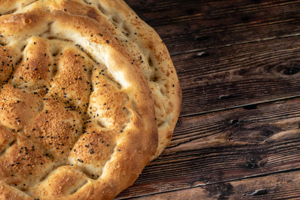 istock Ramadan Pita (Ramazan Pidesi) Traditional Turkish bread for holy month Ramadan 1147141996