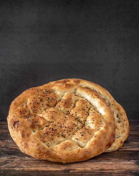 istock Ramadan Pita (Ramazan Pidesi) Traditional Turkish bread for holy month Ramadan 1147142116