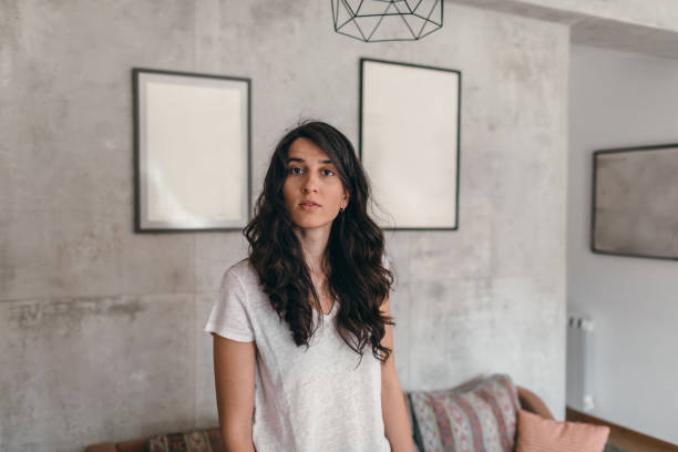 istock Young Woman Sick At Home 1147152389