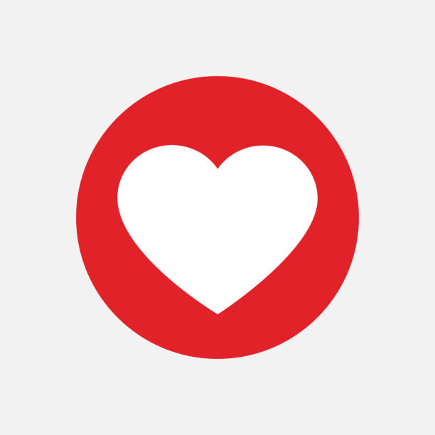 ikona miłości społecznej odizolowana na białym tle. ilustracja wektorowa. - human heart heart shape human internal organ love stock illustrations