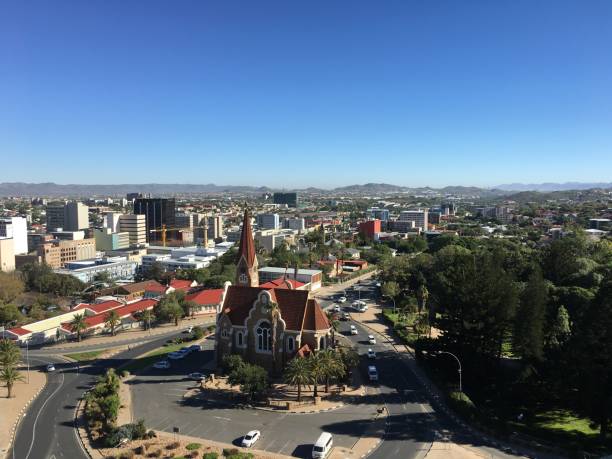 istock Panorama of Windhoek, Namibia 1147170574